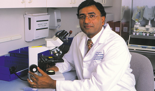 Maharaj institute dr maharaj in a laboratory Boynton beach florida